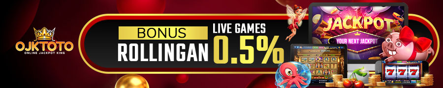 Bonus Rollingan (TurnOver) Live Casino 0,5%